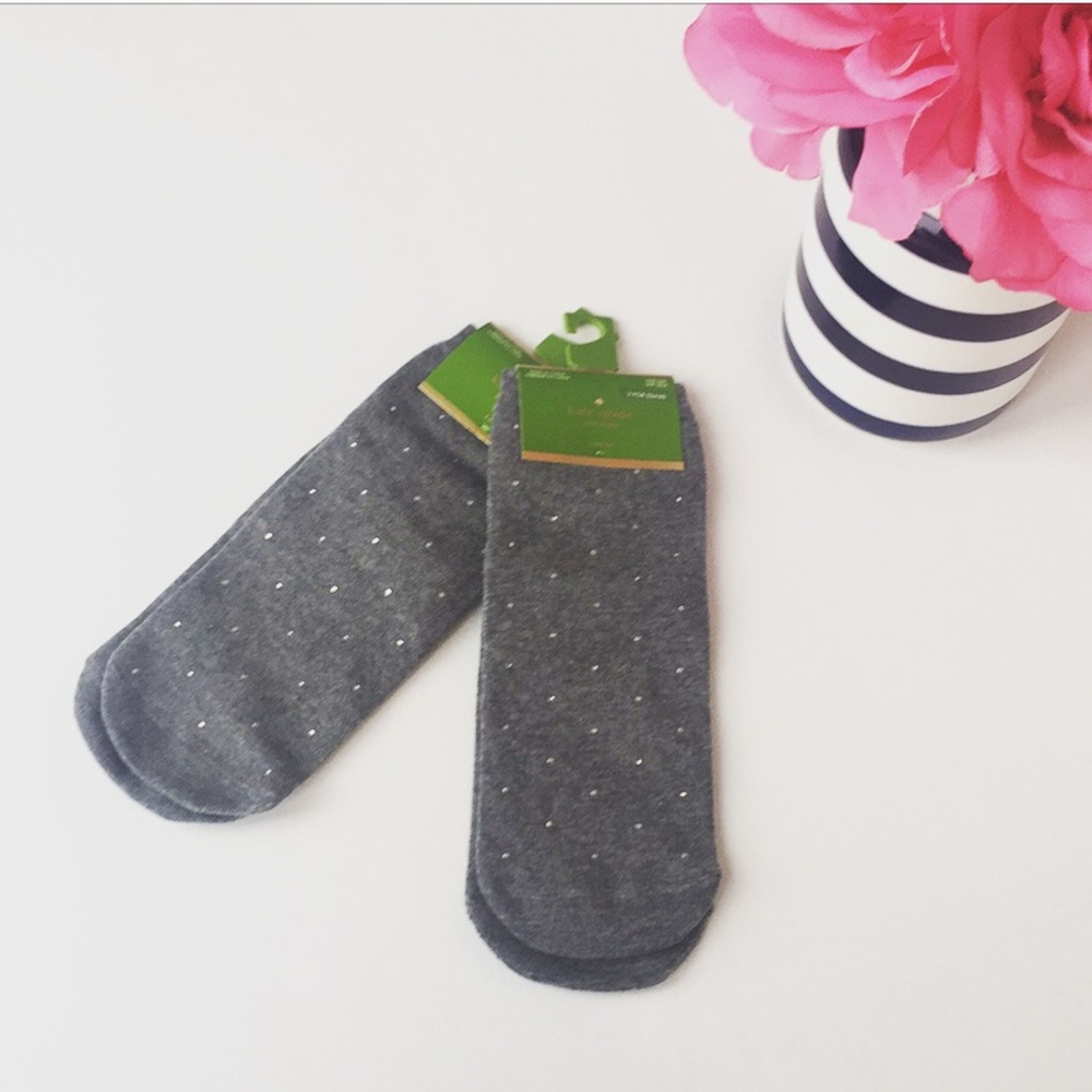 NWTs Kate Spade Diamond Beaded Socks - Picture 3 of 7